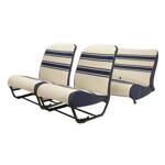 Set seatcovers with sides and round corner 2CV/DYANE FRANCE 3/TRANSAT