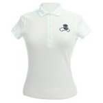 Polo 2CV coeur blanc femme taille L