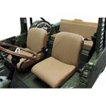 Set seatcovers 3 parts (2 front, 1 back) aere brown MEHARI