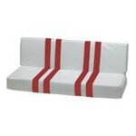 Rear seat white/red (complete) MEHARI