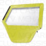 Window right door aluminium windowframe yellow atacama MEHARI