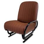 Front right seat brown chocolat skaï aere (complete) MEHARI