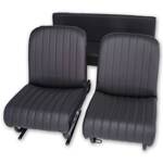 Complete set seats black skaï aere MEHARI