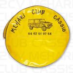 Spare wheel cover yellow MEHARI