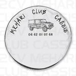 Spare wheel cover white MEHARI