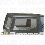 Cover rear right iron windscreen black MEHARI