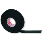 Kabelweefselband zwart 19mm x 25m