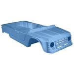 Carrosserie nouv. modele planche bord AM 4 places - PMMA bleu calanque brillant MEHARI