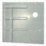 Floor panel 1/4 right 2CV