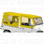 Rear cover yellow MEHARI AZUR