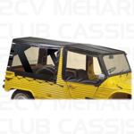 Cover rear left black MEHARI AZUR