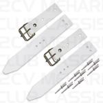 Set straps hood / grill white MEHARI
