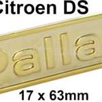 Emblem 'Pallas', for the 'C' support. Citroën DS