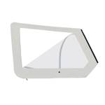 MEHARI original upper right door with roll down window - white