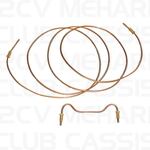 Front brake line set brake disc 08 2CV/AMI/DYANE/MEHARI