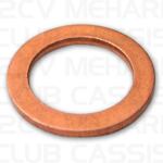 Seal flexible brake tube (10,2x20,5X2) 2CV / AMI / DYANE / MEHARI