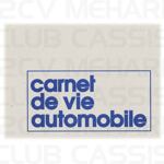 Carnet de vie 2CV/AMI/DYANE/MEHARI