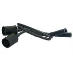 Sparkplug leads black (2 pieces)