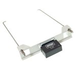Battery clamp with voltage regulator holder gray BURTON 2cv