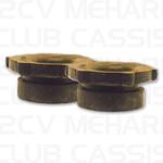 Gummi Bremsflüssigkeitsbehälter Zweikreis (x2) 2CV / AMI / DYANE / MEHARI