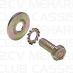 Fixation screw door handle 2CV / MEHARI